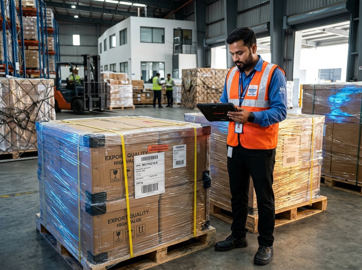 Logistics cargo verification, physical inspection and manifest accuracy check